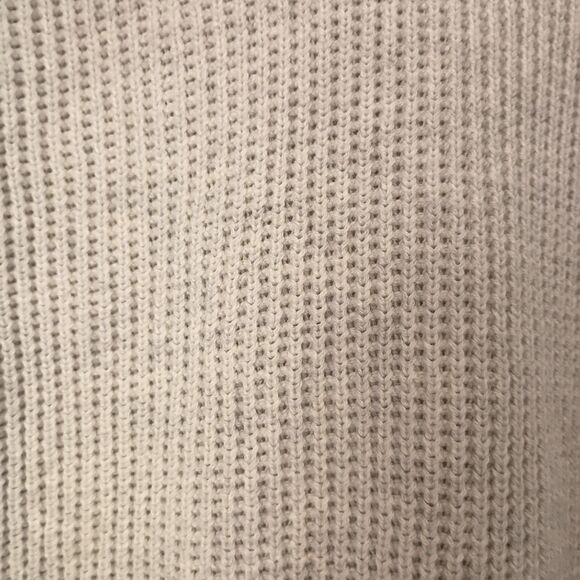 Express Men's Waffle Knit Shawl Collar Sweater Gray S Grandpa Old Money Preppy - Picture 5 of 6